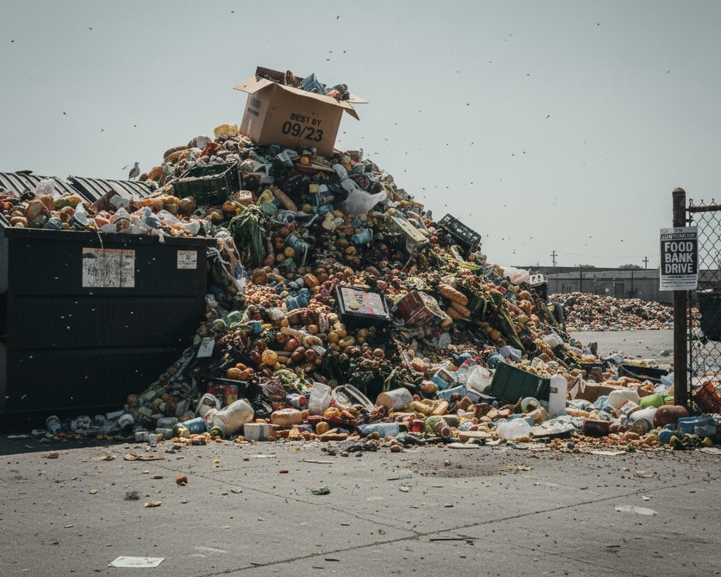 Food waste in landfills